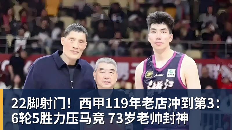 22脚射门!西甲119年老店冲到第3:6轮5胜力压马竞 73岁老帅封神