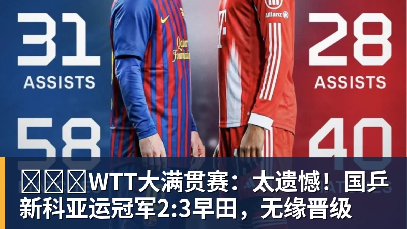 ​​​WTT大满贯赛：太遗憾！国乒新科亚运冠军2:3早田，无缘晋级